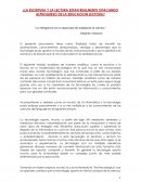 ¿La escritura y la lectura estan realmente opacando al progreso de la educacion lectora?
