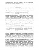 CONSIDERACIONES ETICAS RELACIONADAS CON LAS LICITACIONES PARA LOS SERVICIOS DE INGENIERIA
