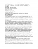 Ensayo de la Ley 31 de 1992