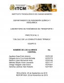 PRÁCTICA No. 5 “CÁLCULO DE LA CONDUCTIVIDAD TÉRMICA.”
