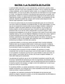 MATRIX Y LA FILOSOFÍA DE PLATÓN