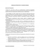EJERCICIOS DE PRESUPUESTO - RECURSOS HUMANOS