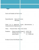 Teoría Administrativa y Comportamiento Organizacional