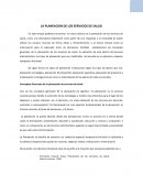 LA PLANIFICACIÓN DE LOS SERVICIOS DE SALUD, ENSAYO