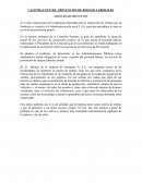 CASO PRÁCTICO DE PREVENCIÓN DE RIESGOS LABORALES