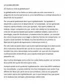 ¿Es buena o mala la globalización?