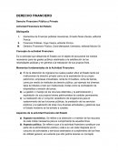 DERECHO FINANCIERO Derecho Financiero Público y Privado