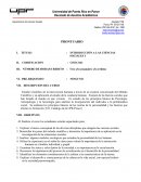 Curso de Introducción a las ciencias