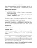Contrato social de Constitución de sociedad de responsabilidad limitada