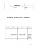 PROGRAMA DE CONTROL DE FATIGA Y SOMNOLENCIA