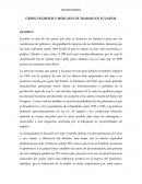 CRISIS, INGRESOS Y MERCADO DE TRABAJO EN ECUADOR