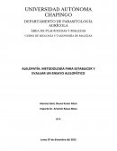 ALELOPATÍA: METODOLOGÍA PARA ESTABLECER Y EVALUAR UN ENSAYO ALELOPÁTICO