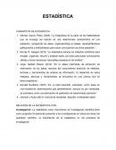 ESTADÍSTICA CONCEPTOS DE ESTADÍSTICA