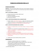 Trabajo de exposición de estudio de una empresa