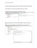 Escribir un programa, que dado el radio de un círculo, calcule e imprima su área y la longitud
