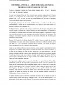 HISTORIA ANTIGUA – ARQUEOLOGÍA