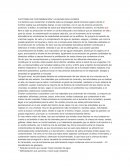 FACTORES DE CONTAMINACIÓN Y ALGUNAS SOLUCIONES