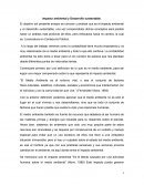 Impacto ambiental y desarrollo sustentable