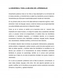 La neuróbica como estrategia para la mejora del aprendizaje.