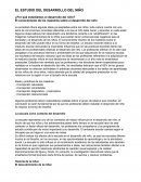 EL ESTUDIO DEL DESARROLLO DEL NIÑO.