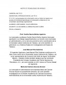 ASIGNATURA: INTRODUCCION DE LAS TIC´S