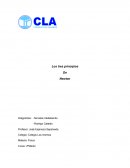 Los tres principios De Newton