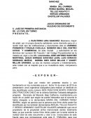 JUICIO ORDINARIO DE NULIDAD DE DOCUMENTO