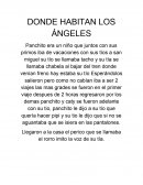 Donde habitan los angeles. LA ÚLTIMA VOLUNTAD