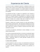 Experiencia del cliente