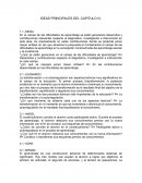 IDEAS PRINCIPALES DEL CAPITULO IV