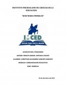 INSTITUTO MICHOACANO DE CIENCIAS DE LA EDUCACION “JOSE MARIA MORELOS”