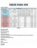 Creer para ver. EQUIPO DE TRABAJO