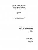 VIDA DRAMÁTICA