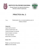 Elaboración de un circuito eléctrico por el método directo