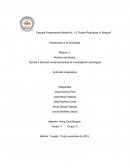 Teorías y técnicas contemporáneas de investigación sociológica.