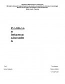 ENSAYO POLITICAS INTERNACIONALES