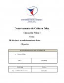 Diario de acondicionamiento fisico