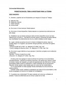 PRESETACION DEL TEMA A INVESTIGAR PARA LA TESINA SEDE MADERO