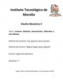 Uniones Soldadas, Remachadas, Adheridas y Atornilladas