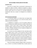 APLICACIONES TECNOLOGICAS POR AREA