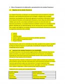 Marco Conceptual en la Elaboración y Presentación de los Estados Financieros