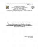 El gran reto: enseñar a leer y escribir en Educación inicial. Cómo favorecer el aprendizaje de estas habilidades a través de una articulación de las prácticas pedagógicas de la Educación preescolar y la Educación General Básica