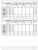 Ejemplo de Tablas de evaluación