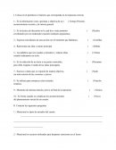 Coloca en el paréntesis el número que corresponda en la respuesta correcta