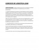 EJERCICIO DE LOGISTICA LEAN