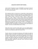 Análisis de contexto intistucional de Jardín de niños “Chapultepec”