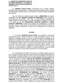 Agente del Ministerio Publico en turno adscrito a la fiscalia general del estado de Morelos