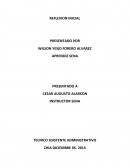 Objerivo informe oral