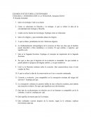 EXAMEN SUSTITUTORIO, CUESTIONARIO TEOLOGÍA 1. INTRODUCCIÓN A LA TEOLOGÍA