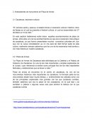 Cuales son Antecedentes de monumento de Plaza de Armas